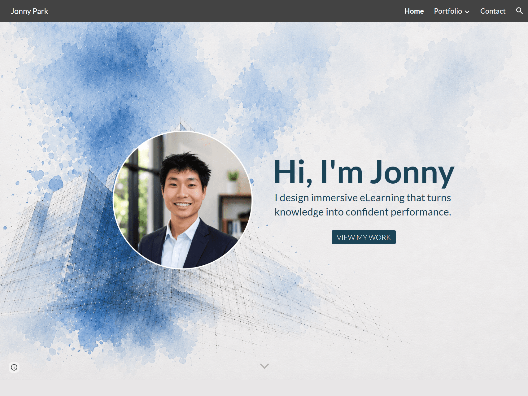 Jonny Park's portfolio homepage